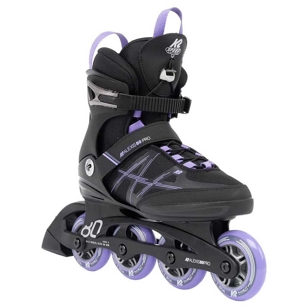 K2 Inline Skates Alexis 80 Pro Womens Black Lavender Da Klinic Online Skate Specialists 1540