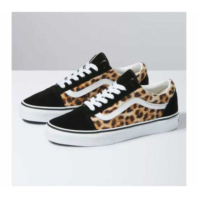 vans white leopard