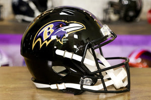 Baltimore Ravens Riddell Speed Display Helmet - Green Gridiron