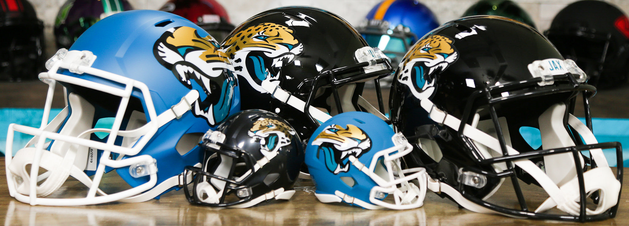 Riddell Jacksonville Jaguars 1995-2012 Throwback Speed Mini Helmet