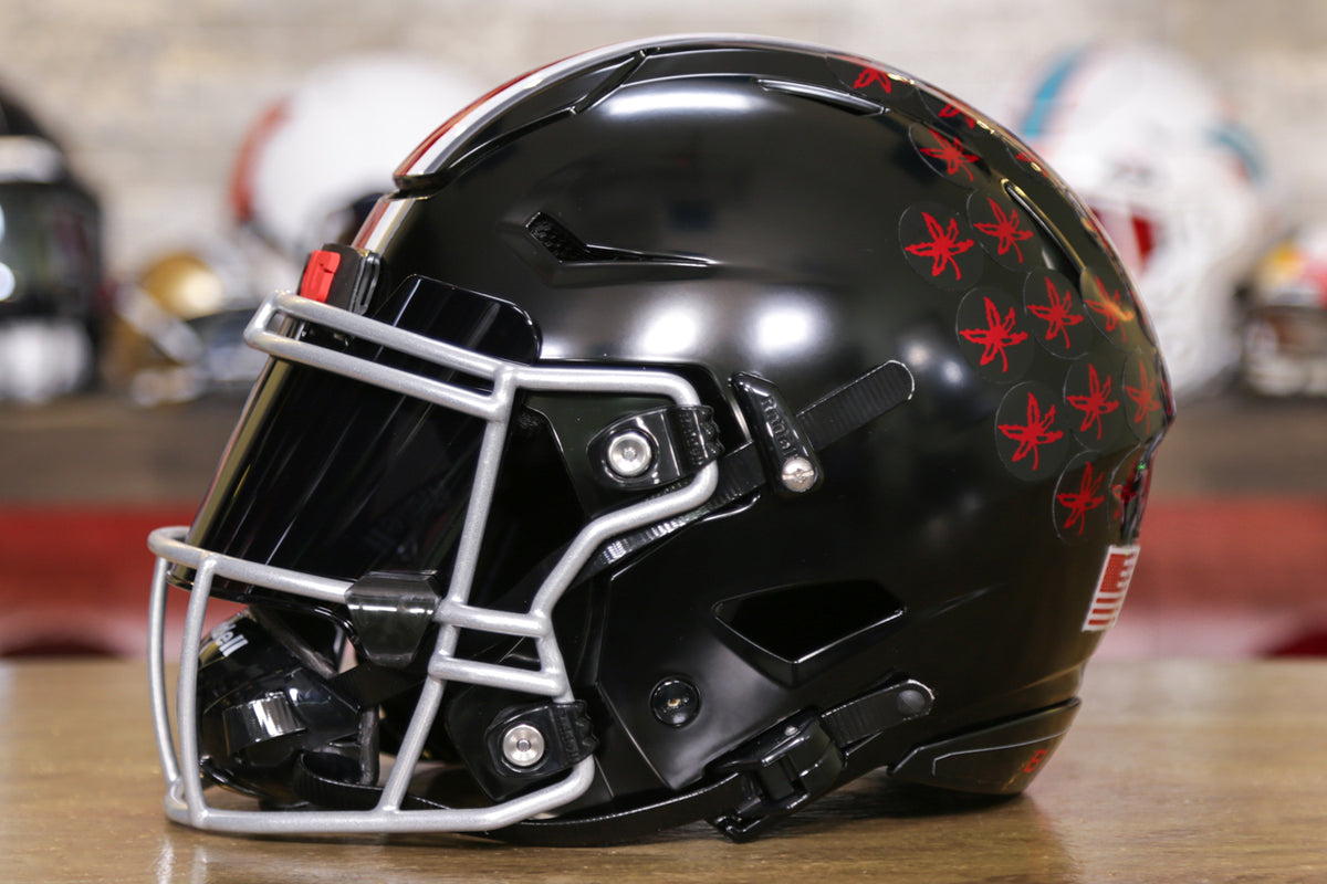 Ohio State Buckeyes Riddell SpeedFlex Helmet - Black Satin GG Edition ...