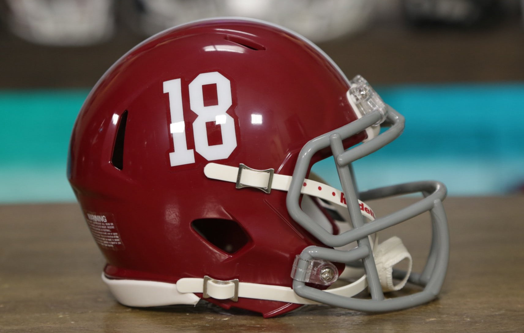 Alabama High School mini football helmets