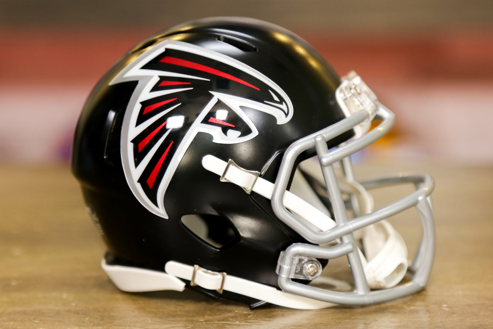 Atlanta Falcons Unsigned Speed Chrome Mini Helmet – Radtke Sports