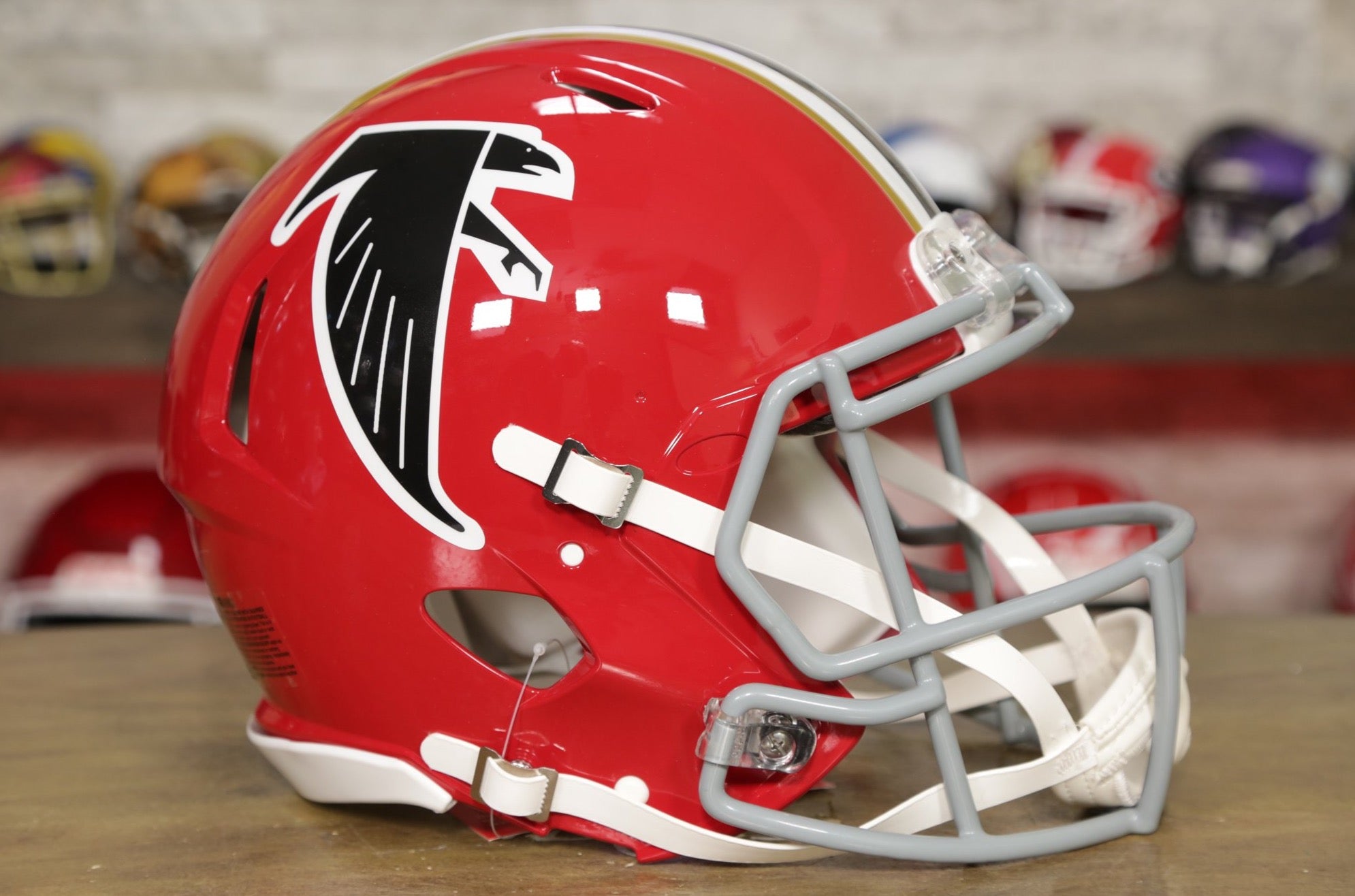 red falcons helmet