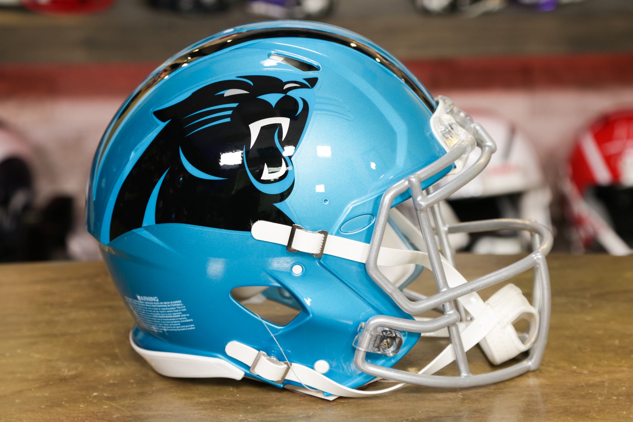 Carolina Panthers Riddell Speed Replica Helmet - Alternate