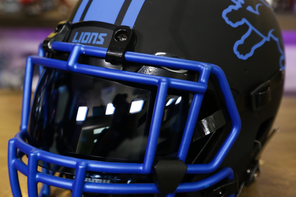 Detroit Lions Riddell Speed Authentic Helmet Eclipse GG Edition