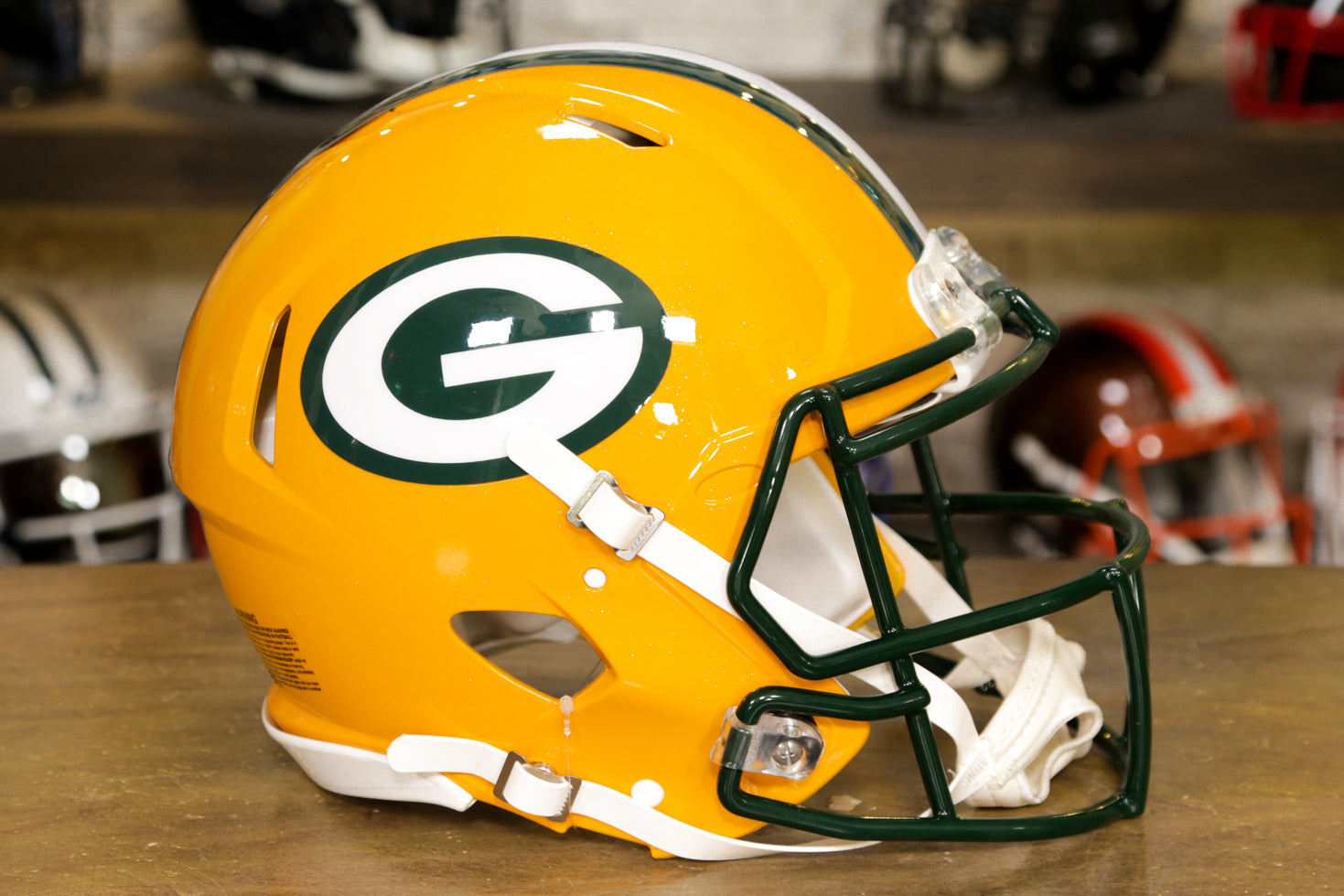 Green Bay Packers Helmet Decal Approx 4.5 x 3.5 Inches