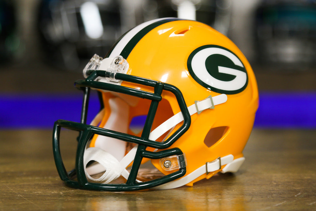Green Bay Packers Riddell Speed Mini Helmet – Green Gridiron, Inc.