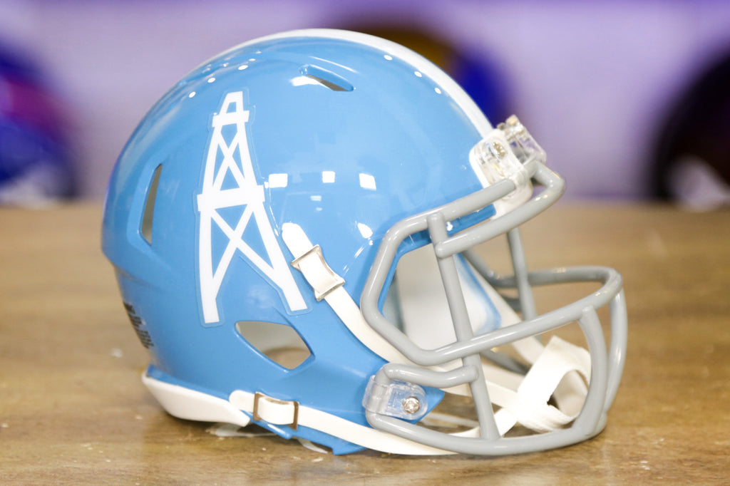 oilers mini helmet