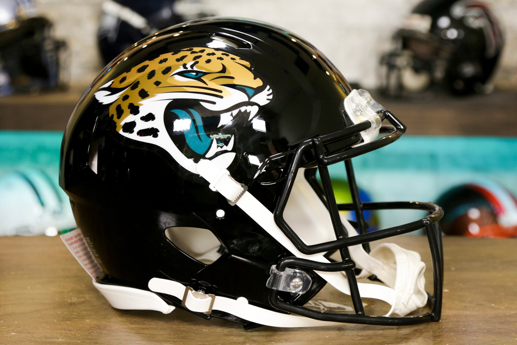 Riddell Jacksonville Jaguars Black Matte Alternate Speed Mini Football  Helmet - NFL Mini Helmets