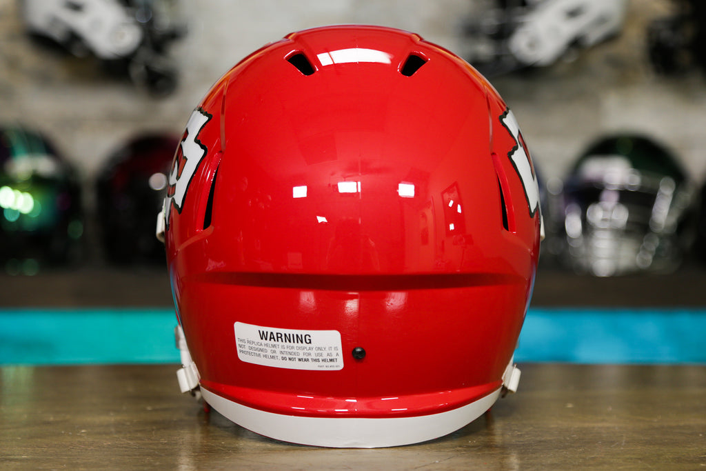 Kansas City Chiefs Riddell Speed Replica Helmet – Green Gridiron, Inc.