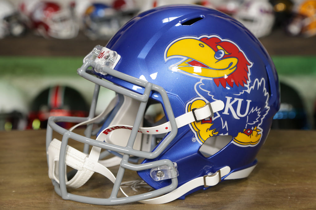 kansas jayhawks helmet