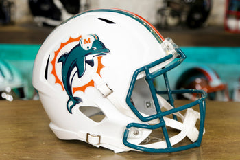 Miami Dolphins 1980-1996 Throwback Riddell Speed Mini