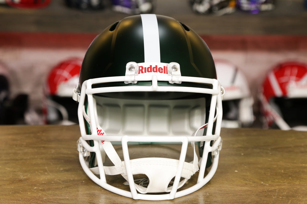 Michigan State Spartans Riddell Speed Replica Helmet Gruff Sparty Green Gridiron Inc