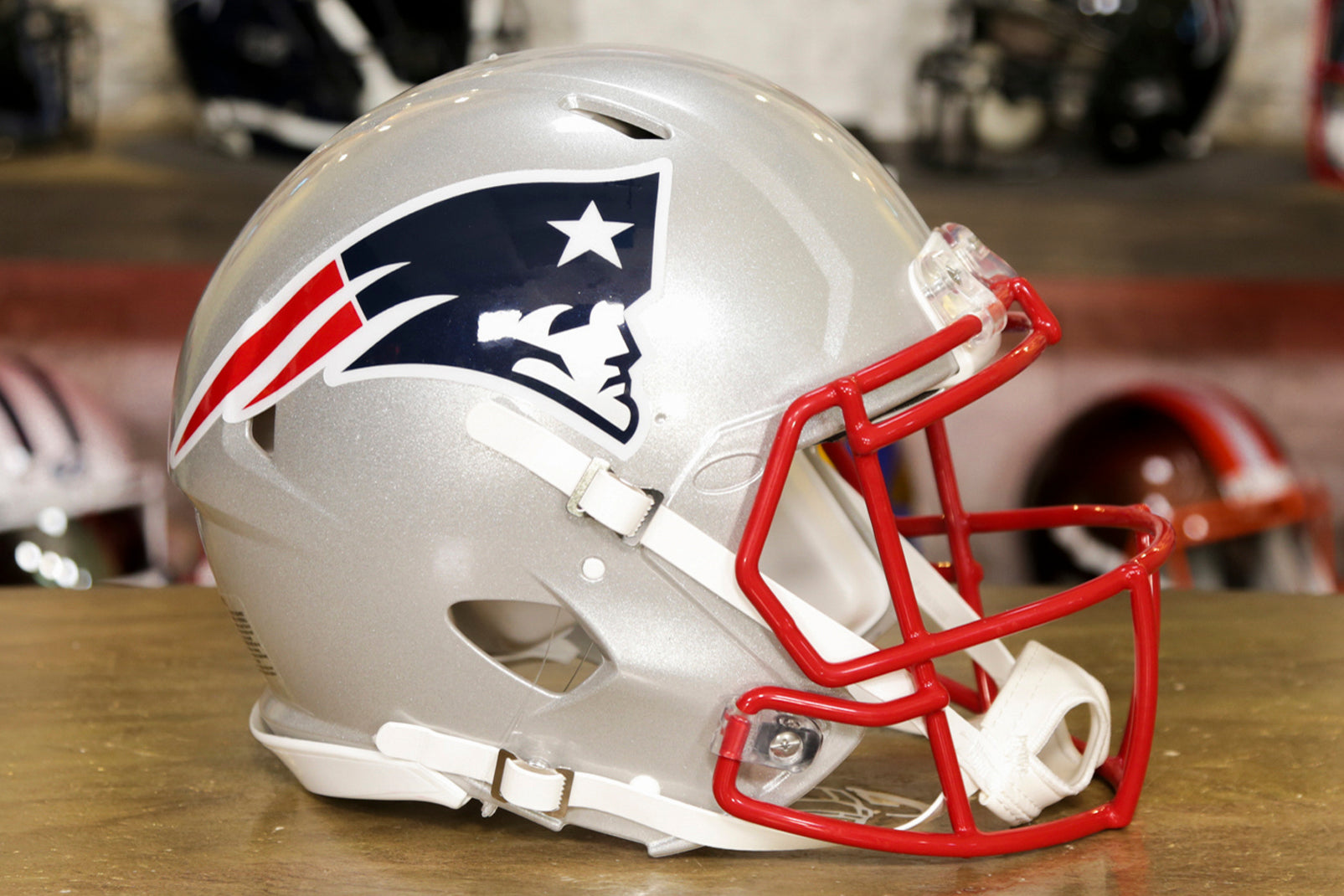 New England Patriots Helmet Decal Approx 4.5 x 3.5 inches