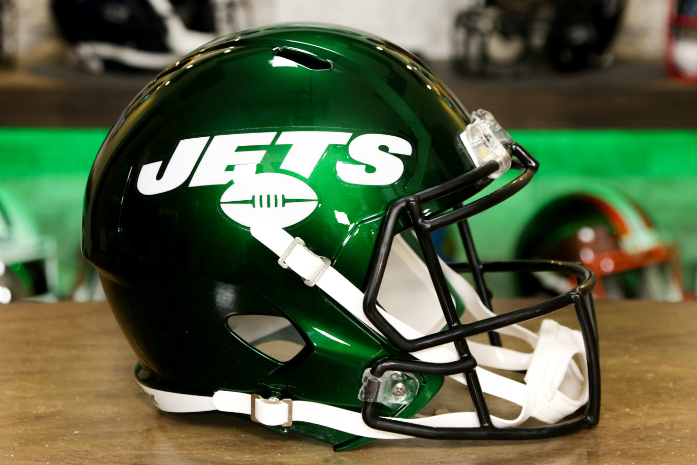 NY Jets  Football helmets, Cool football helmets, New nfl helmets