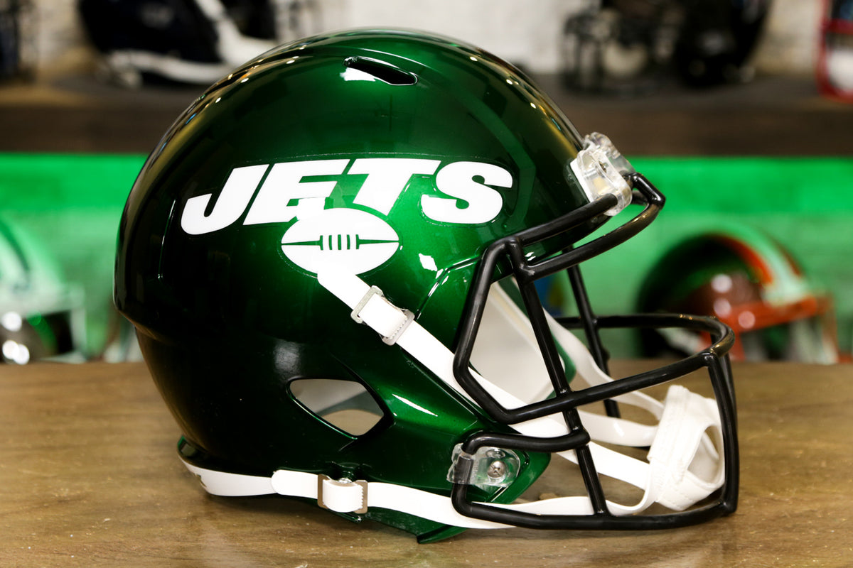 New York Jets Riddell Speed Replica Helmet – Green Gridiron, Inc.