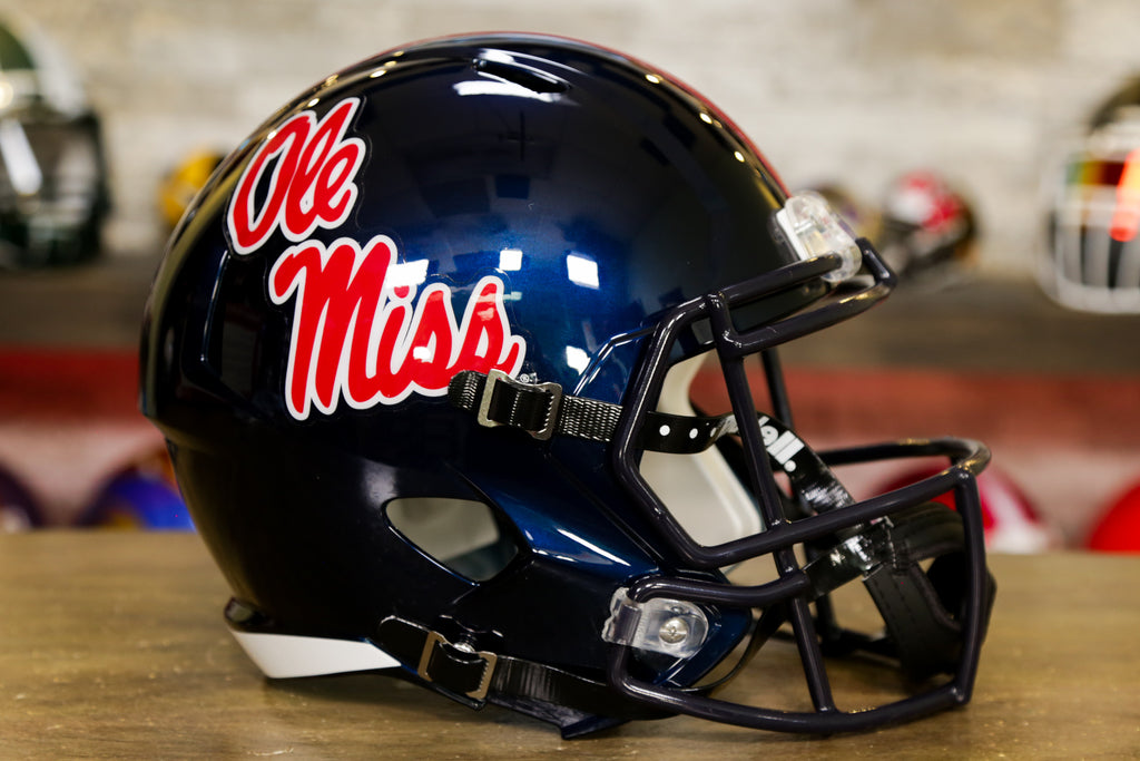 ole miss replica helmet