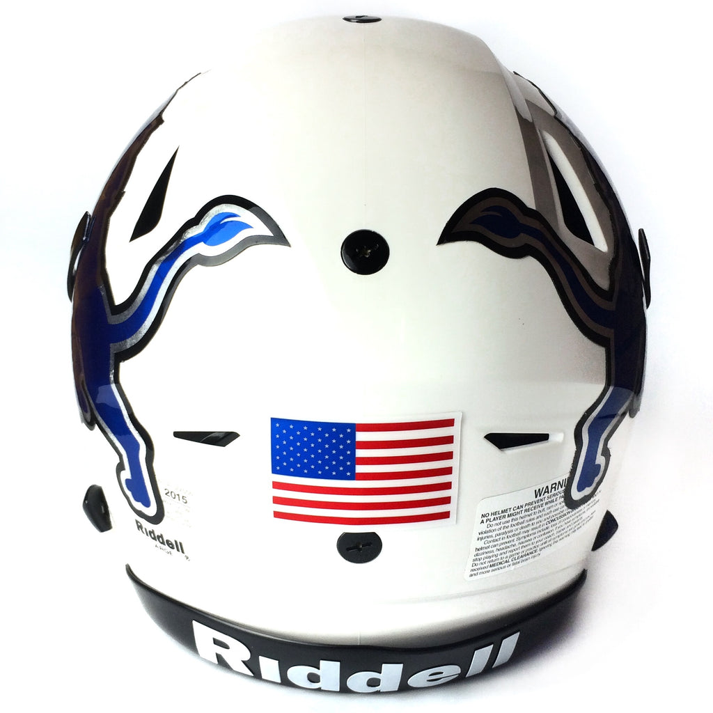 OVERSIZED US Flag Helmet Decal – Green Gridiron, Inc.