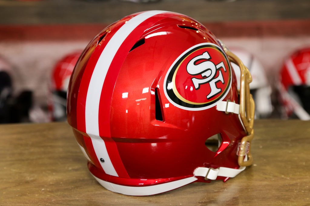 red 49ers helmet