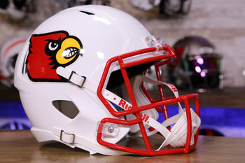 Louisville Cardinals Red Chrome Riddell SPEED Mini Helmet