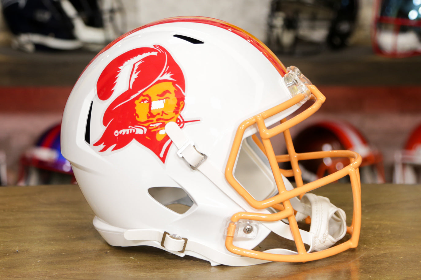 Tampa Bay Buccaneers 1976-96 Throwback Full Size Speed Replica Helmet