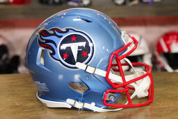 Tennessee Titans Riddell Speed Authentic Helmet - 1999-2017 Throwback –  Green Gridiron, Inc.