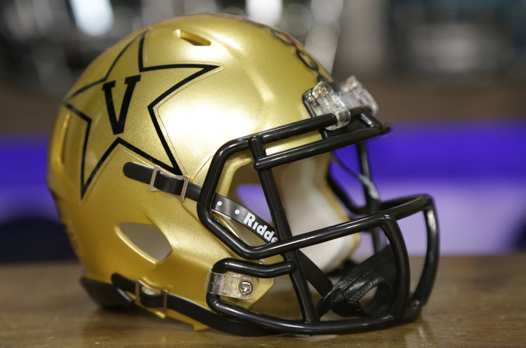 gold mini helmet