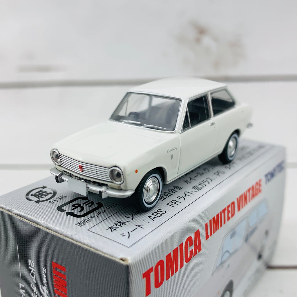 Tomica Limited Vintage 1/64 Datsun Sunny 1000 DX WHITE (1966) LV-83c ...