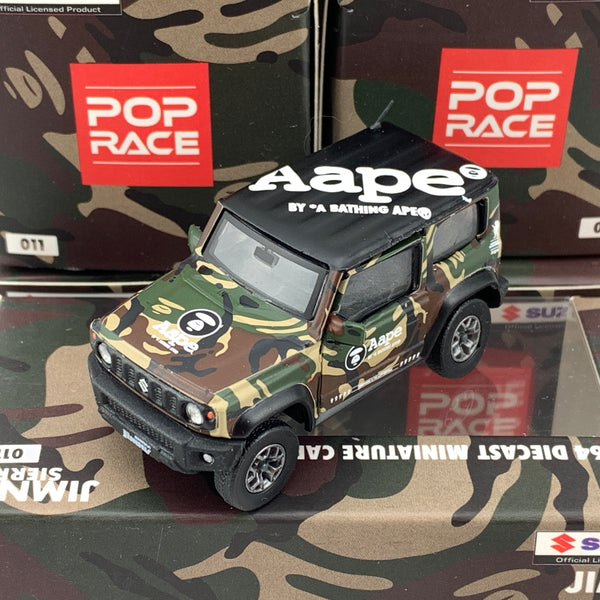 POPRACE x BM Creations 1/64 Suzuki Jimny Sierra (JB74) 2018 x Aape