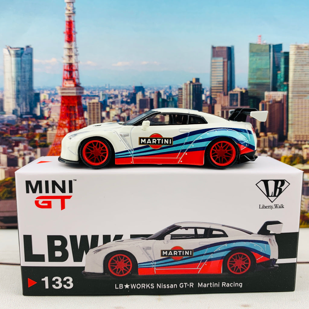 MINI GT 1/64 LB WORKS Nissan GTR R35 Type 1 Rear Wing Version 1, Marti