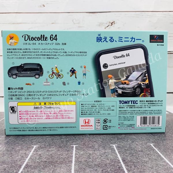 Tomytec Limited Vintage Neo 1 64 Diocolle 64 02b Car Wash Tokyo Station