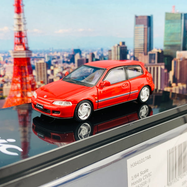 HOBBY JAPAN 1/64 Honda Civic EG6 SIR-II MILANO RED HJ641017AR – Tokyo  Station