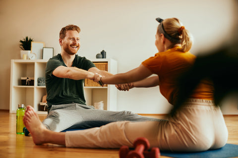Partner Stretching and Massage