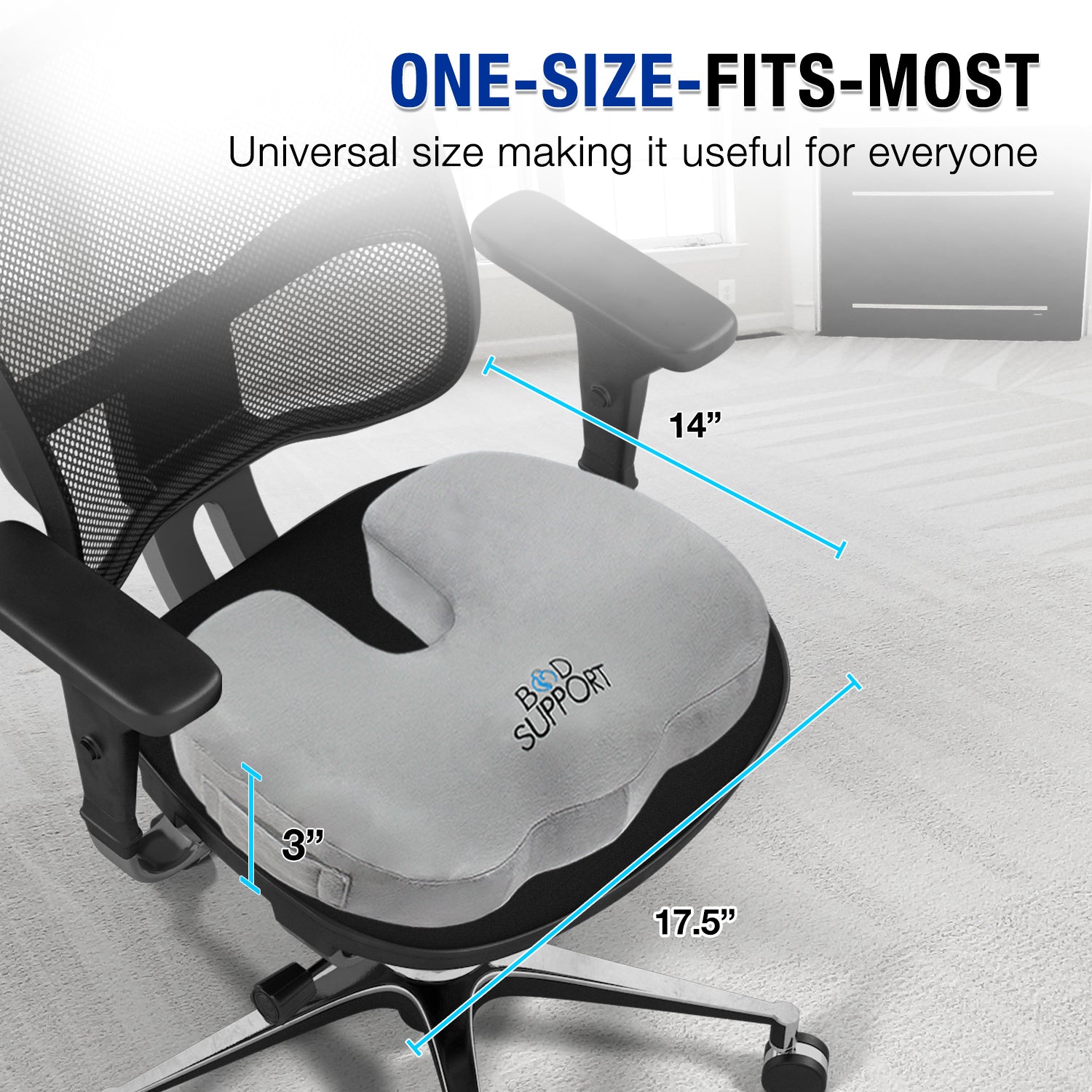 Yinrunx Seat Cushion for Office Chair Cushion Back Support Pillow