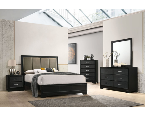 The Corona bedroom collection a modern clean and striking design. 