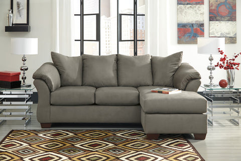 Spencer Cobblestone chaise shot by Ashley Furniture in our Valentines Day buying guide 2022