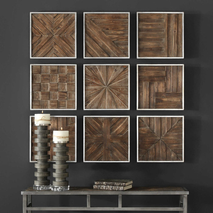 Bryndle Squares Wood Wall Decor - Lifestyle Furniture