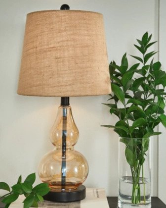 Makana Table Lamp Champagne - Lifestyle Furniture