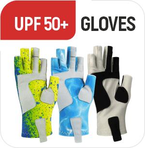 GOT Sports SPF vs UPF 50 performance gloves fishing sailing kayaking hiking cycling