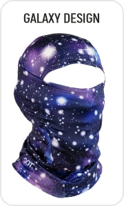 GOT Sports Galaxy universe Solar System winter ski snowboard party rave face mask hypnotic neck gaiter gaitor Balaclava