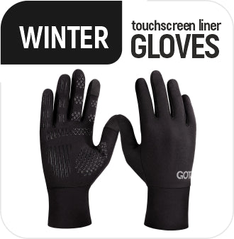 GOT Sports touchscreen finger palm grip winter liner gloves Skiing Snowboarding Fishing Hunting Airsoft Motorcycle Riding Hiking Cycling