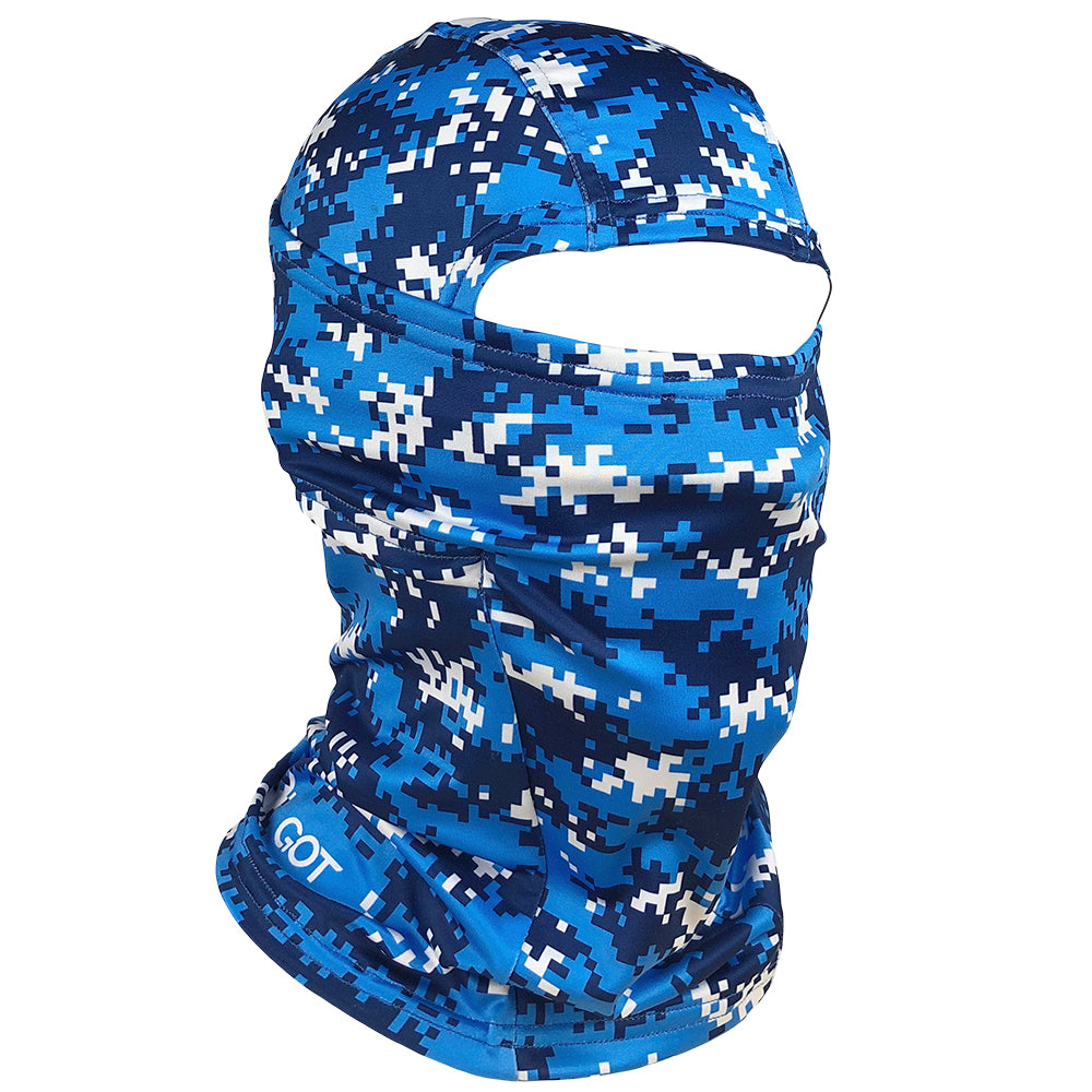 GOT® UPF 50+ Multifunctional Balaclava - Blue Digital – GOT SPORTS