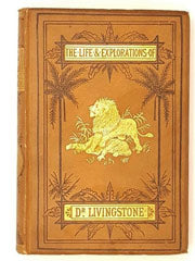 Vintage David Livingstone books at Country House Library 