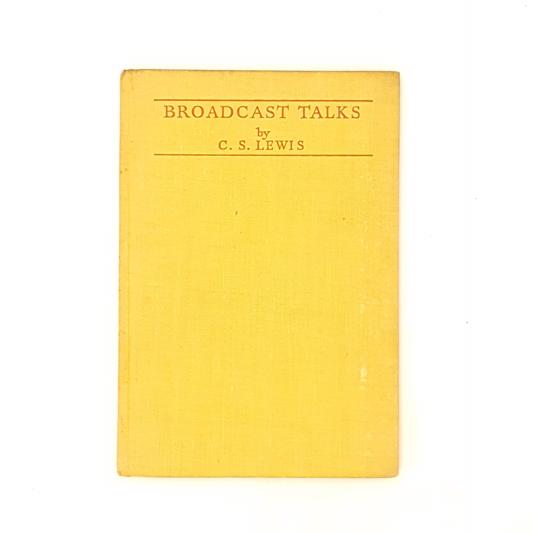 CS Lewis' Broadcast Talks 1944 - Centenary | Country House Library ...