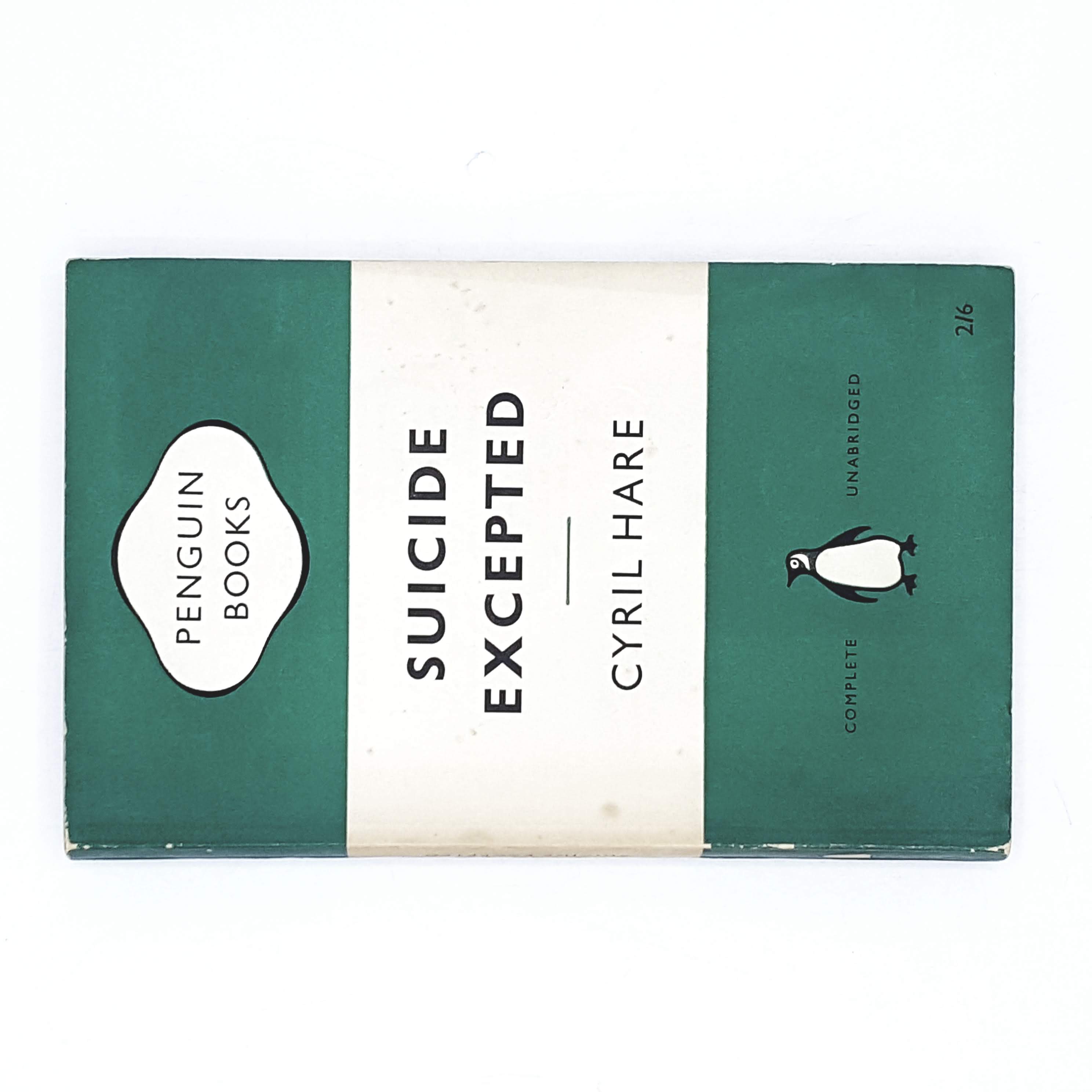 SUICIDE EXPECTED BY CYRIL HARE 1956 - PENGUIN
