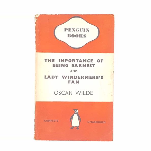 The Importance of Being Earnest, Oscar Wilde 