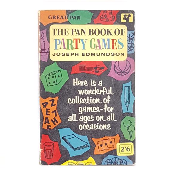 THE PAN BOOK OF PARTY GAMES BY JOSEPH EDMUNDSON 1960