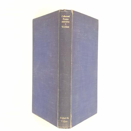 COLLECTED POEMS 1909-1935 BY T.S. ELIOT 1951