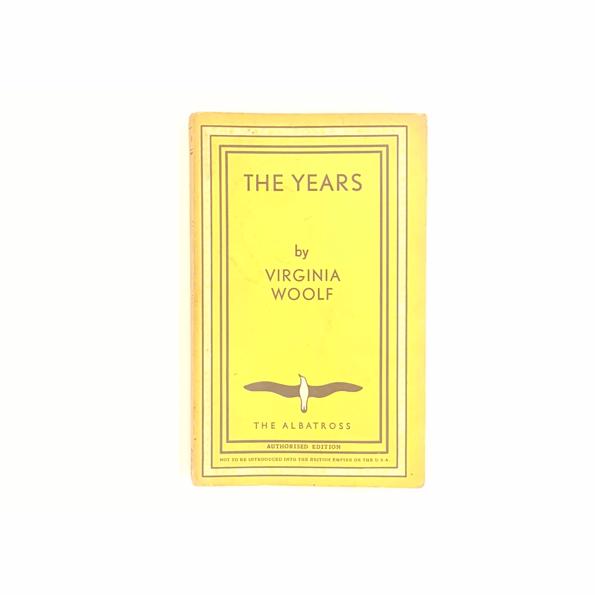 Virginia Woolf, The Years, vintage edition